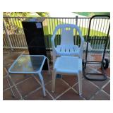Q - CHAIR, SMALL TABLES, DOLLY, MORE (G25)