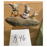Q - VINTAGE MICE FIGURINE (K46)