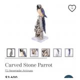Q - PARROT STATUETTE 18"T (L46)