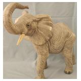 Q - VINTAGE ELEPHANT STATUE 19"T (AS IS) (L38)