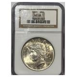S - 1922 MS64 PEACE SILVER DOLLAR (S6)