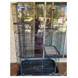 Q - WHEELED BIRD CAGE 65"T (G26)