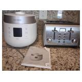 R - CUCKOO RICE COOKER, TOASTMASTER TOASTER