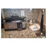 R - CROCK-POT, HAND MIXER, PAPER TOWEL HOLDER (K10