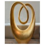 R - DECORATIVE ABSTRACT SCULPTURE 20"T (A16)