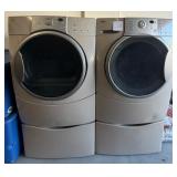 R - KENMORE ELITE WASHER & ELECTRIC DRYER (G25)
