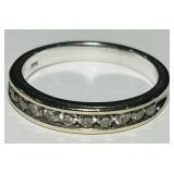 14KT YELLOW GOLD DIAMOND BAND 3.30GRS