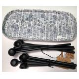 43 - NEW WMC KARMA TRAY & SPOONS (A97)