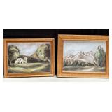 43 - NEW WMC 2 PIECES FRAMED ART (G66)