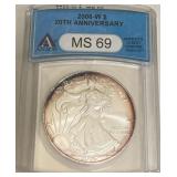 U - 2006-W SILVER EAGLE MS-69