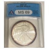 U - 2007 SILVER EAGLE MS-69