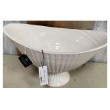 43 - NEW WMC WHITE CERAMIC DECOR BOWL (F59)