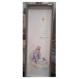 43 - NEW WMC CHRISTMAS WALL ART FRAMED (192B)