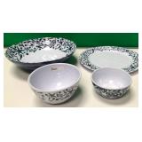 43 - NEW WMC MIXED BOWLS & PLATE (L248)