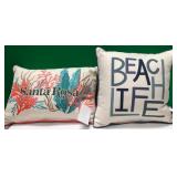 43 - NEW WMC 2 ACCENT PILLOWS (L265)