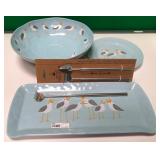 43 - NEW WMC SEAGULLS DISHWARE, TERRARIUM TOOLS