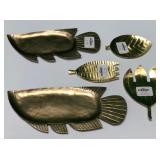 43 - NEW WMC MIXED LOT BRASS TRINKET DISHES (A30)