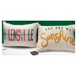 43 - NEW WMC 2 ACCENT PILLOWS (L253)