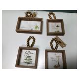 43 - NEW WMC 4 PIECES FRAMED WALL DECOR (L195)