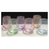 43 - NEW WMC SET OF 6 STEMLESS WINE GLASSES (G120)