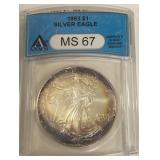 U - 1993 SILVER EAGLE MS-67