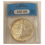 U - 1992 SILVER EAGLE MS-69