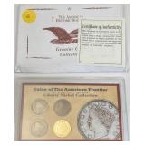 U - AMERICAN HISTORIC SOCIETY ODD SHAPED COIN SET