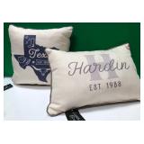 43 - NEW WMC 2 ACCENT PILLOWS (L329)