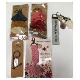 43 - NEW WMC KEYCHAINS, TASSEL CLIP, DOOR PULL