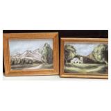 43 - NEW WMC 2 PIECES FRAMED ART (G67)