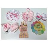 43 - NEW WMC HAIR CLIPS, NAIL STICKERS (A237)