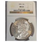 1896 MS63 - MORGAN SILVER DOLLAR (B6)