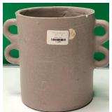 43 - NEW WMC PAPER MACHE VASE 7"T (A76)