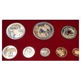 U - FRANKLIN MINT COINS OF PAPUA NEW GUINEA SET