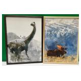 43 - NEW WMC 2 PIECES WALL DECOR FRAMED (A314)