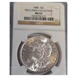 1886 MS63 - MORGAN SILVER DOLLAR (B5)