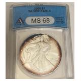 U - 2005 SILVER EAGLE MS-68