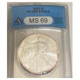 U - 2003 SILVER EAGLE MS-69