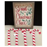 43 - NEW WMC 5 PIECES CHRISTMAS WALL DECOR