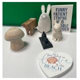 43 - NEW WMC MIXED LOT OF FIGURINES & HOME DECOR