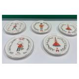 43 - NEW WMC 5 CHRISTMAS COASTERS (D135)