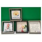 43 - NEW WMC 4 PIECES WALL DECOR (G35)