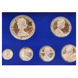 U - 1977 FRANKLIN MINT COINS OF BRITISH VIRGIN ISL