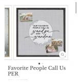 43 - NEW WMC GRANDPARENTS PHOTOS FRAME (G65)