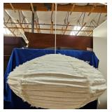 43 - NEW WMC LINA LINEN LAMP SHADE L. IVORY (J81)