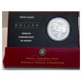 U - 2005 ROYAL CANADIAN MINT PROOF SILVER DOLLAR