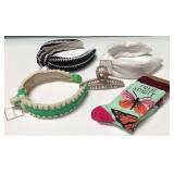 43 - NEW WMC HEADBANDS, HAIR CLIP, SOCKS (L12)