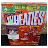 316 - SIGNED WHEATIES BOX WITH CERTIFICATE (N9)