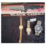 316 - BLACK COBRA DAGGER AND WATCH LOT (Q14)
