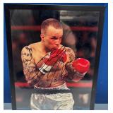 316 - SIGNED BOXER PHOTO FRAMED AUTOGRAPHED (R36)